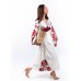Sale!! Embroidered Boho Dress "White Story", size XS